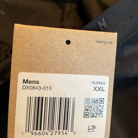 Nike Dri-Fit ADV Run Division 4” Black/Grey Running Shorts Size 2XL - Picture 6 of 10